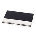 Business Card Case - Black & Chrome